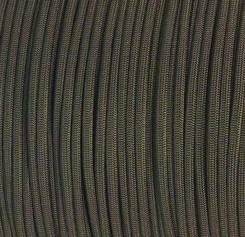 E.L. Wood Braiding Mero 550 Paracord - 100' lb Olive Drab 5040 Military