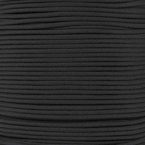 E.L. Wood Braiding Mero 550 Paracord - 100' lb Black 5040 Military