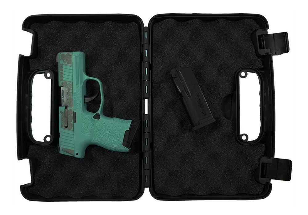Sig Sauer Gun Roses-Robin's Egg Blue P365 Optic Ready Handgun 9mm Luger 10r view 5