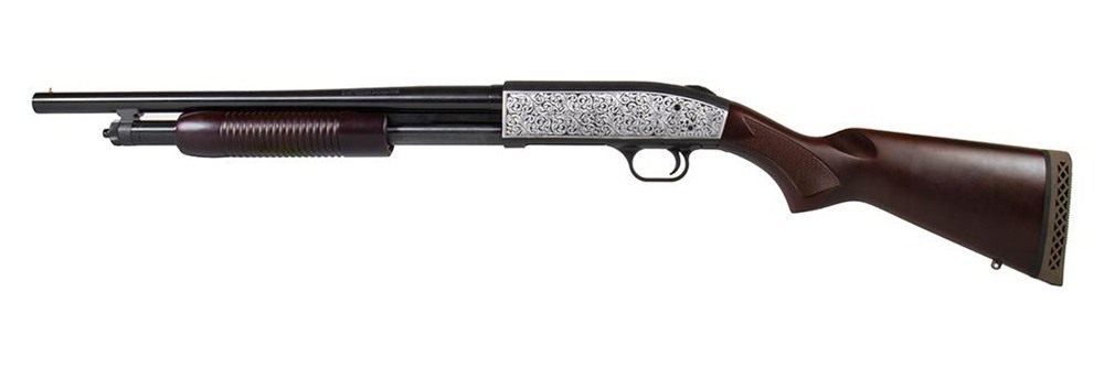 Mossberg Sons 500 Retrograde Shotgun 12 ga 3in Chamber 5rd 18.5in Barrel Fi