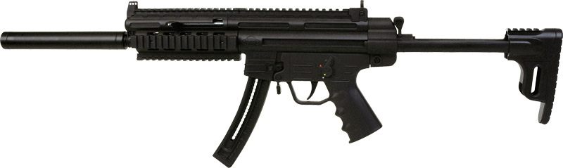 Blue Line Global GSG 16 Carbine 22LR 16.25in 22-SH Adjustable Stock Black