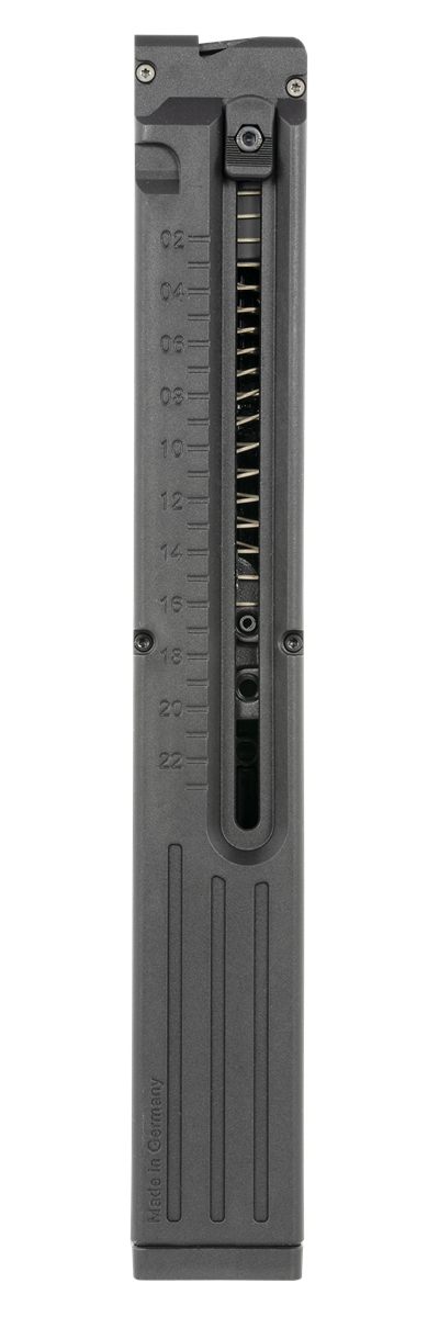 Blue Line Solutions Mauser Rimfire 4400014 MP40 10rd 22 LR Black Polymer