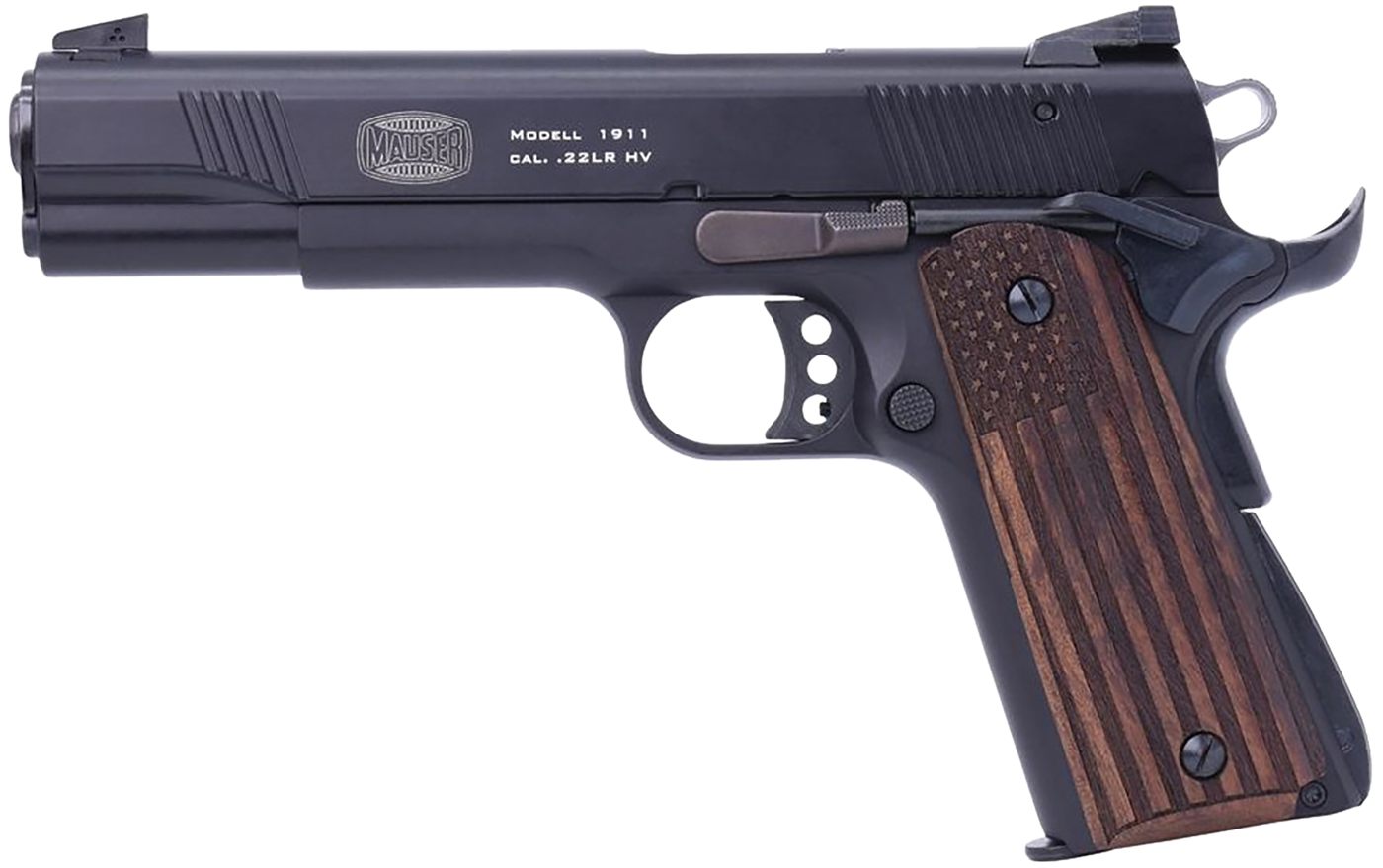 Blue Line Solutions Mauser Rimfire 4110608 1911 22 LR 10+1 5in Black Steel