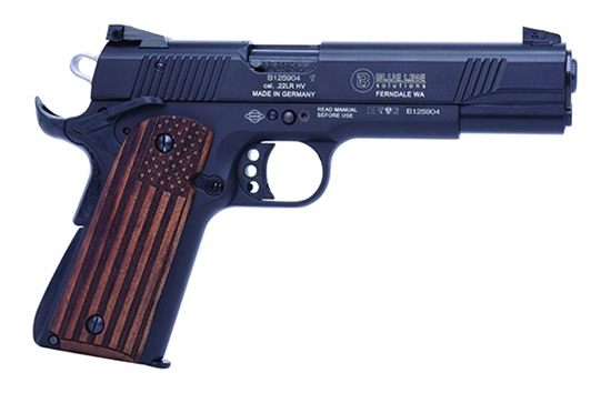 Blue Line Solutions Mauser Rimfire 4110608 1911 22 LR 10+1 5in Black Steel view 2