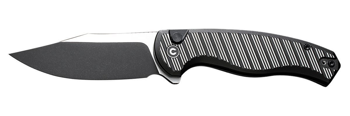 Civivi Knives C23040B-1 Stormhowl 3.30in Folding Clip Point Plain Black Sto