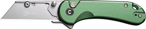 Civivi Utility Knife Elementum 2.26in Green W/3 Extra Blades
