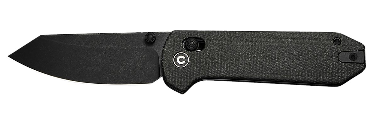 Civivi Knives C23073B-1 Yonder 2.88in Folding Spey Point Plain Black Stonew
