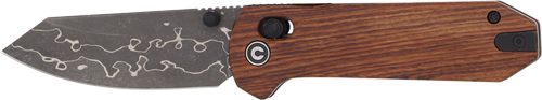 Civivi Knife Yonder 2.88in Guibourtia Wood/Damascus Blade