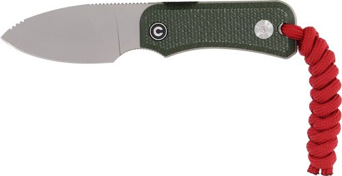 Civivi Knife Baby Banter 2.39in Green Canvas Micarta/Stonewsh view 2