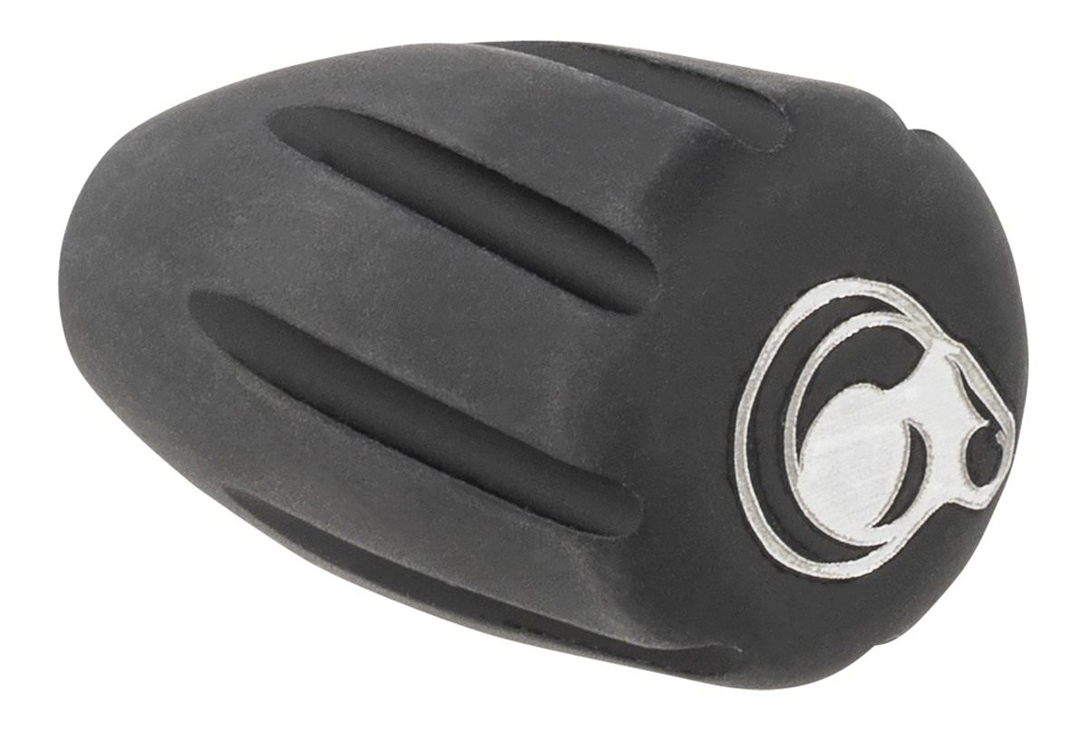 Christensen Arms 8100001900 Tactical Bolt Knob Black w/ White Logo Hardcoat