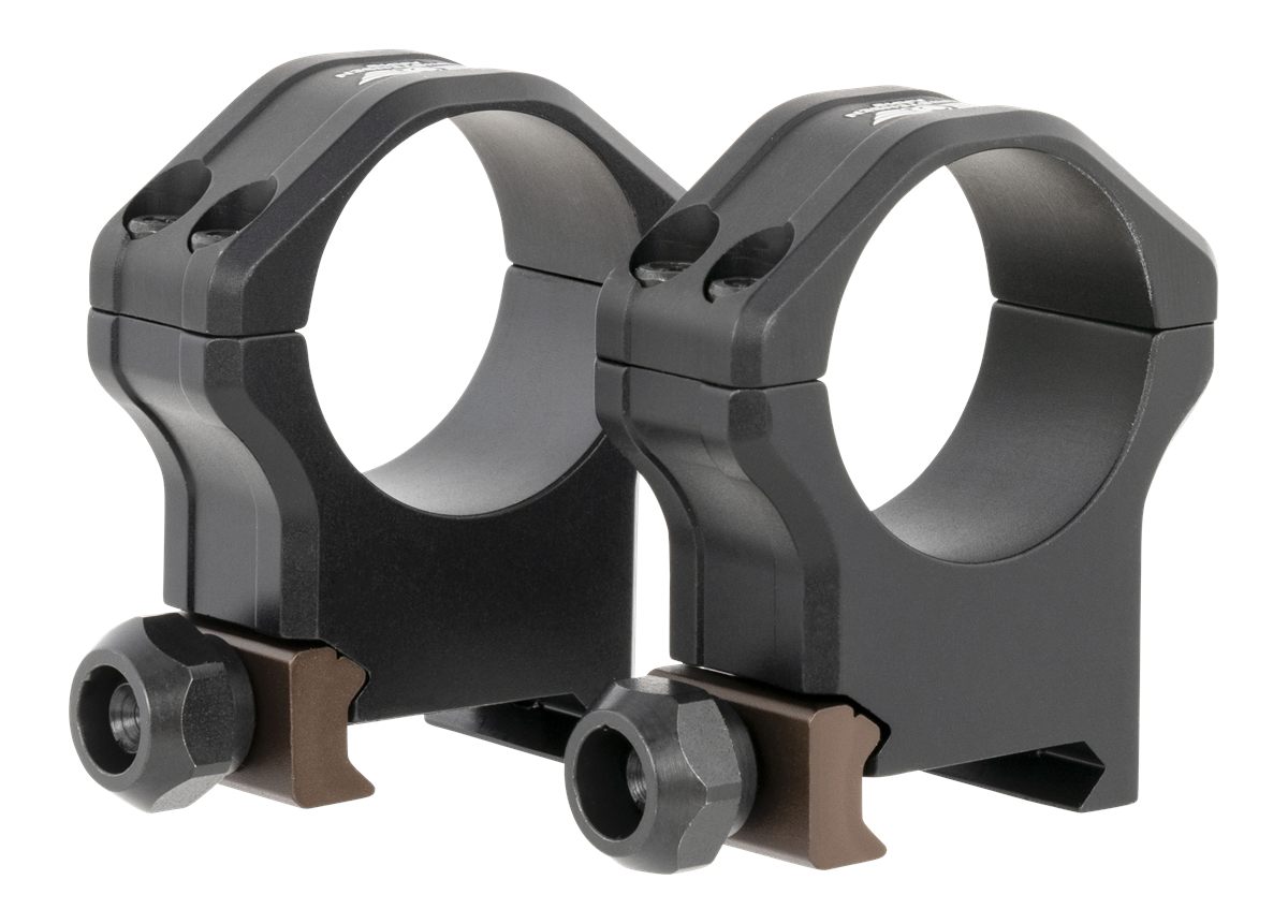 Christensen Arms Ultralight Scope Rings, Black/Burnt Bronze, High, 30mm, 81