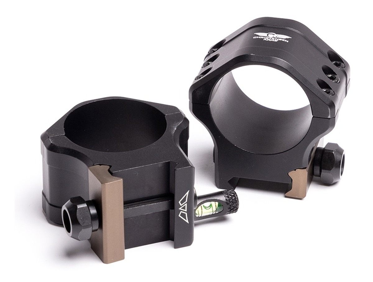 Christensen Arms Tactical Scope Rings, Black/Burnt Bronze, High, 30mm, 810 view 2