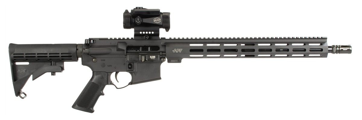 Apf Armory Guardian 5.56 Blk 16 Mlok M4 30rd Optics