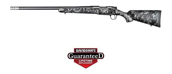 Christensen Arms 8010617200 Ridgeline FFT 6.5 PRC 3+1 20" Carbon Fiber/Threaded Barrel, Stainless Steel, Black with Gray Accents Stock, Left Hand view 2