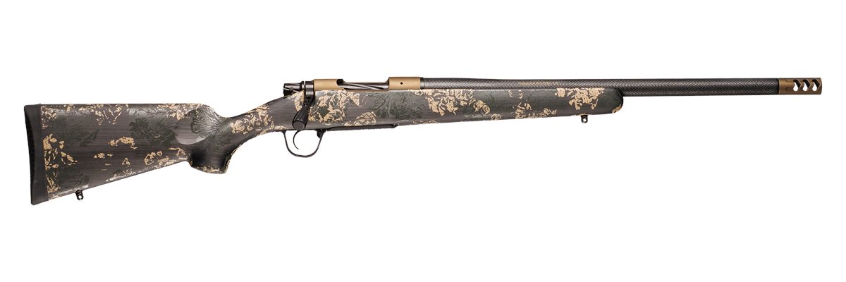 Christensen Arms 8010619300 Ridgeline FFT 280 Ackley Improved 3+1 22" Carbon Fiber/Threaded Barrel, Burnt Bronze Cerakote, Green with Black/Tan Accents Stock