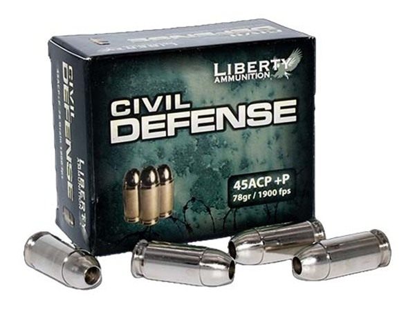 Liberty Ammunition LACD45013 Civil Defense 45ACP+P 78gr Lead Free Fragmenti view 2