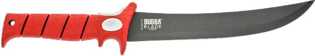 Bubba 9in Stiff Fillet Knife 2MM Thick Blade W/Sheath