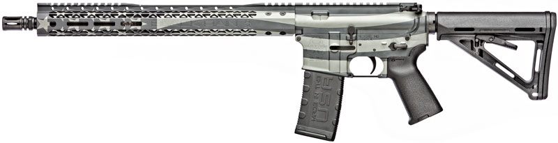 Black Rain Ordnance Spec+ Patriot Rifle 5.56 16in OBSIDIAN Flag 30RD view 2