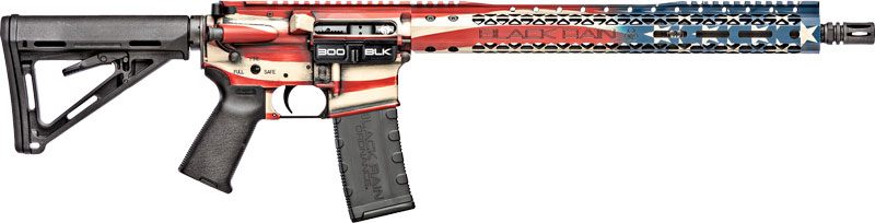 Black Rain Ordnance Spec+ Patriot Rifle 300BLK 16in American Flag 30RD