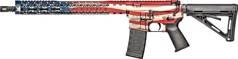 Black Rain Ordnance Spec+ Patriot Rifle 300BLK 16in American Flag 30RD view 2