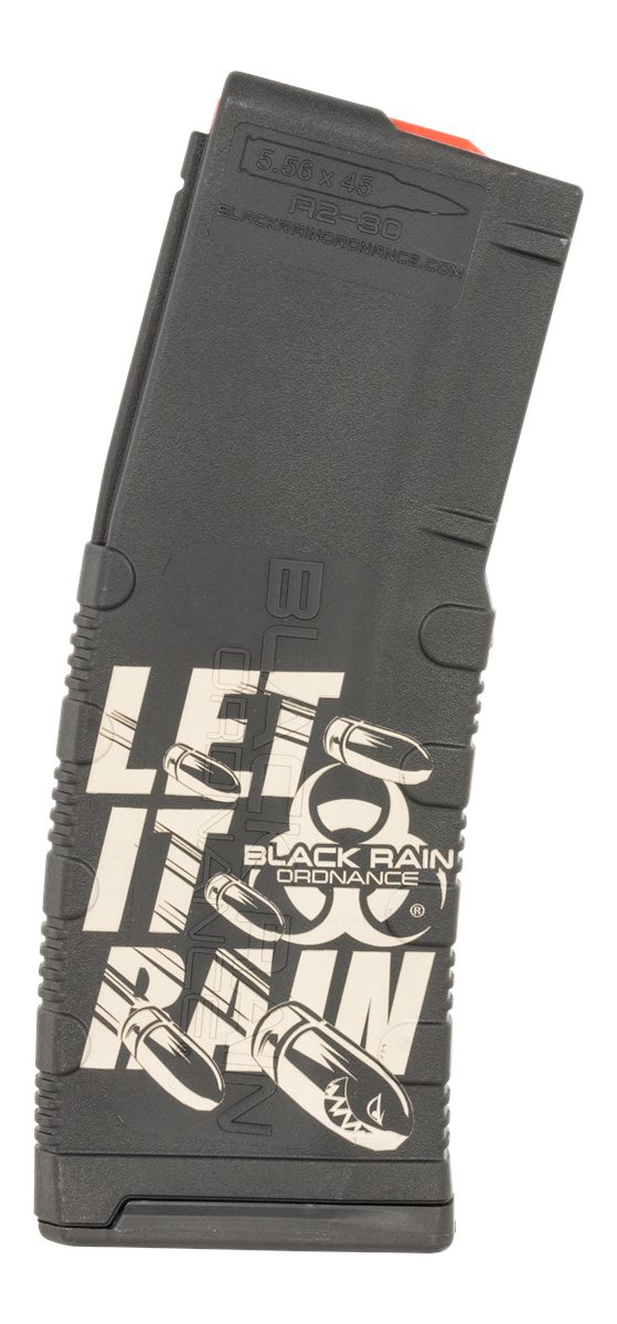 Black Rain Ordnance MAG30LETITRAINB Magazine 30rd 223 Rem/5.56 Nato Let It