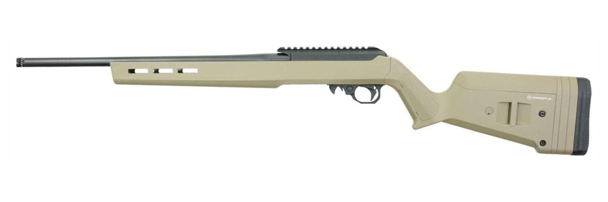 Black Rain Ordnance BRO-22 Hunter Rifle 22LR-18in FDE 10RD Semi-Auto Blued