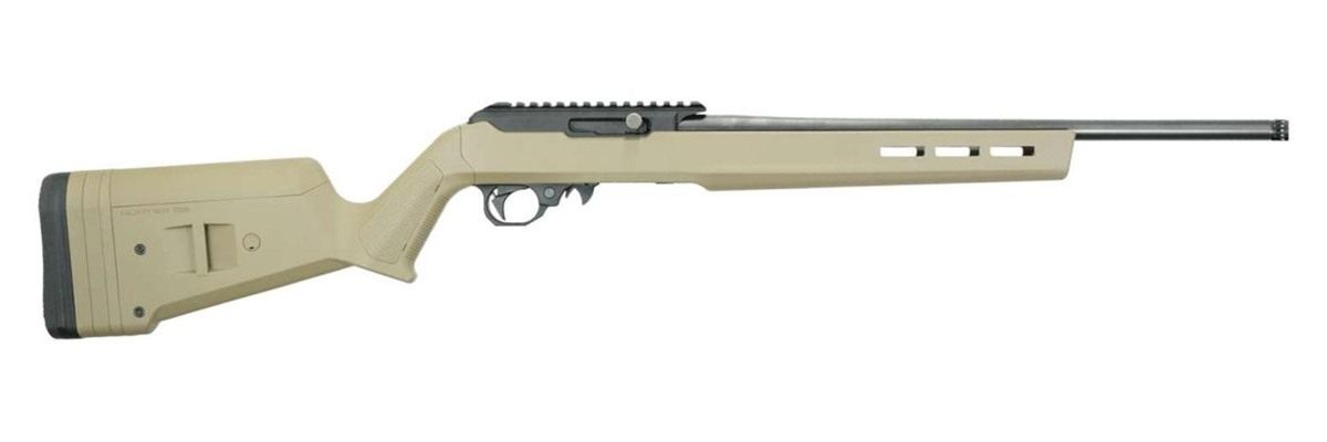 Black Rain Ordnance BRO-22 Hunter Rifle 22LR-18in FDE 10RD Semi-Auto Blued view 2
