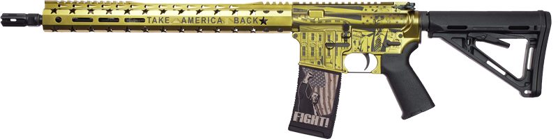 Black Rain Ordnance Spec15 Trump FX Ltd. Edition 5.56 Gold 30rd view 2