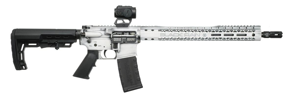 Black Rain Ordnance Spec 15 W Red Dot Optic 16 Battleworn White