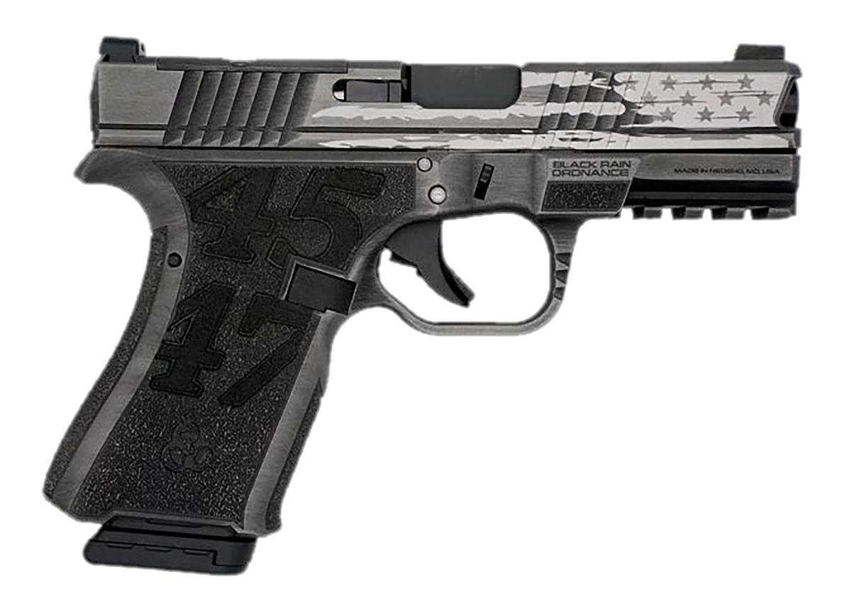 Black Rain Ordnance Frontline 9MM Pistol TRUMP Custom 15RD Grey