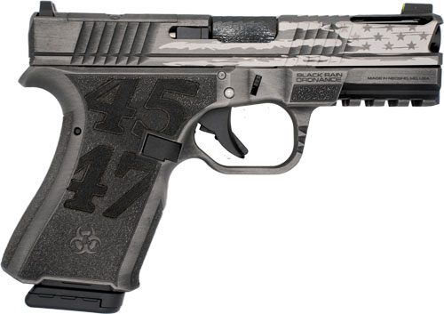 Black Rain Ordnance Frontline 9MM Pistol TRUMP Custom 15RD Grey view 2