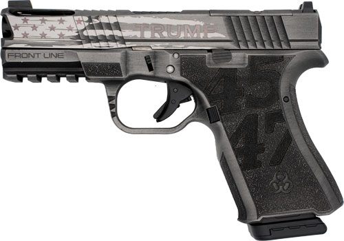 Black Rain Ordnance Frontline 9MM Pistol TRUMP Custom 15RD Grey view 3