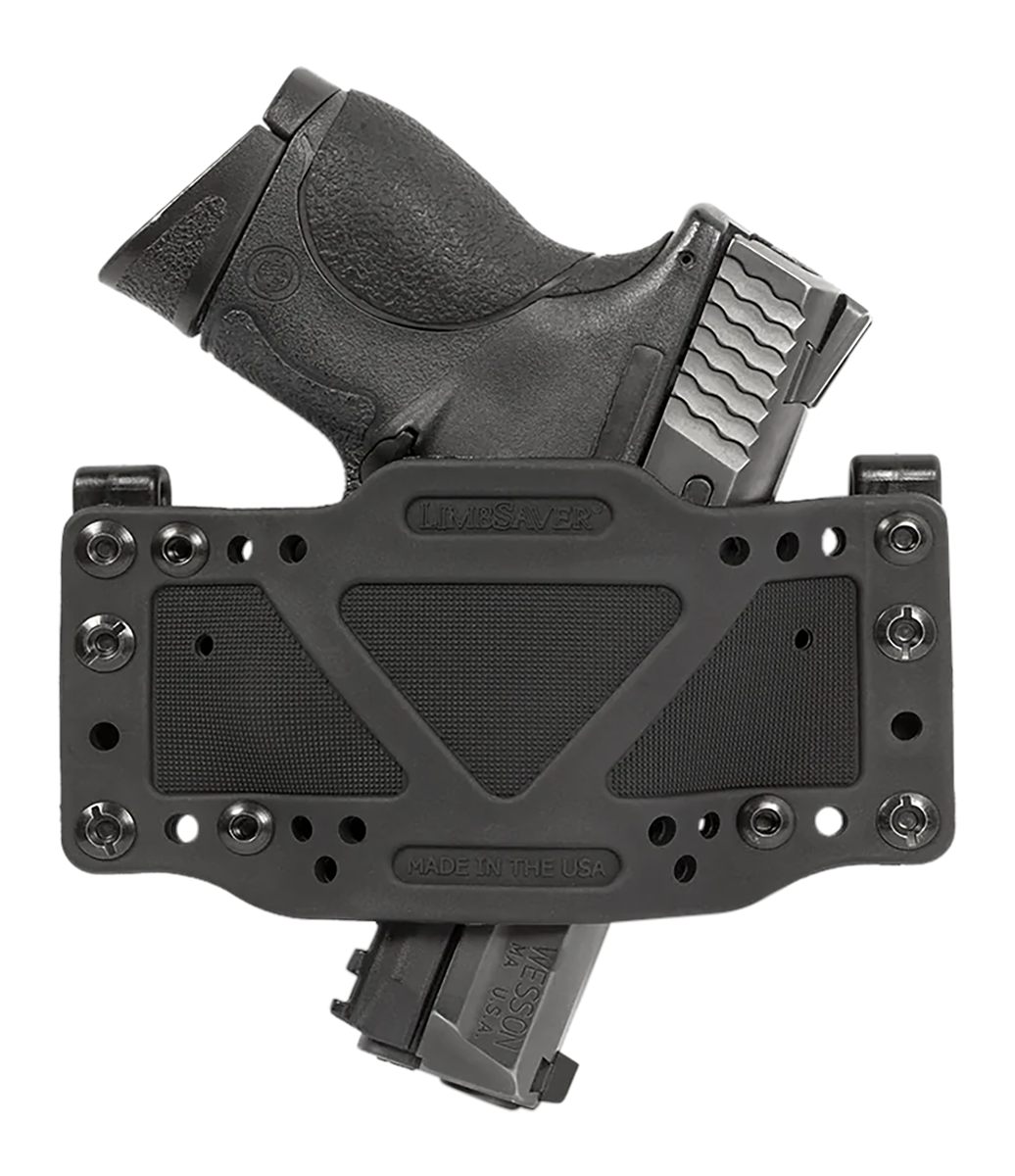 Limbsaver 12501 CrossTech IWB/OWB Black Polymer Belt Clip Fits Universal Ha