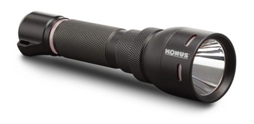 Konus Optics Rechargeable Tactical Flashlight w Remote Switch / Mount Ring