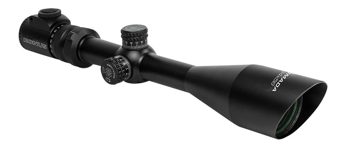 Konus USA 7166 Armada Rifle Scope Black 6-24x56mm Dual Illuminated Red/Blue