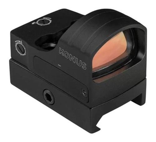 Konus Optics Fission-MR Micro Red Dot Multi-Reticle Weaver Mount Deltapoint view 2