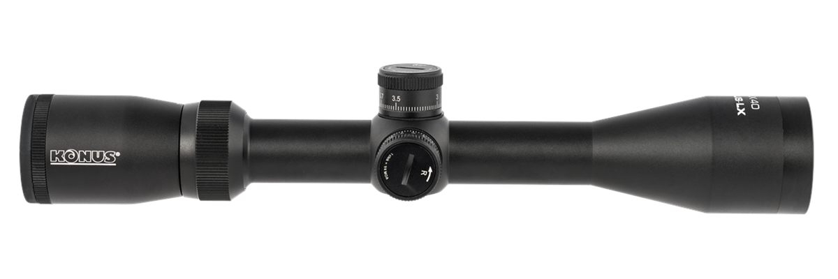 Konus Optics 7212 Matte Black 3-9x 40mm 1in Tube 30/30 Duplex Reticle For 3