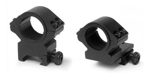 Konus Optics 2-Piece Riflescope Rings 30mm 1in (Insert-Style) Matte Black