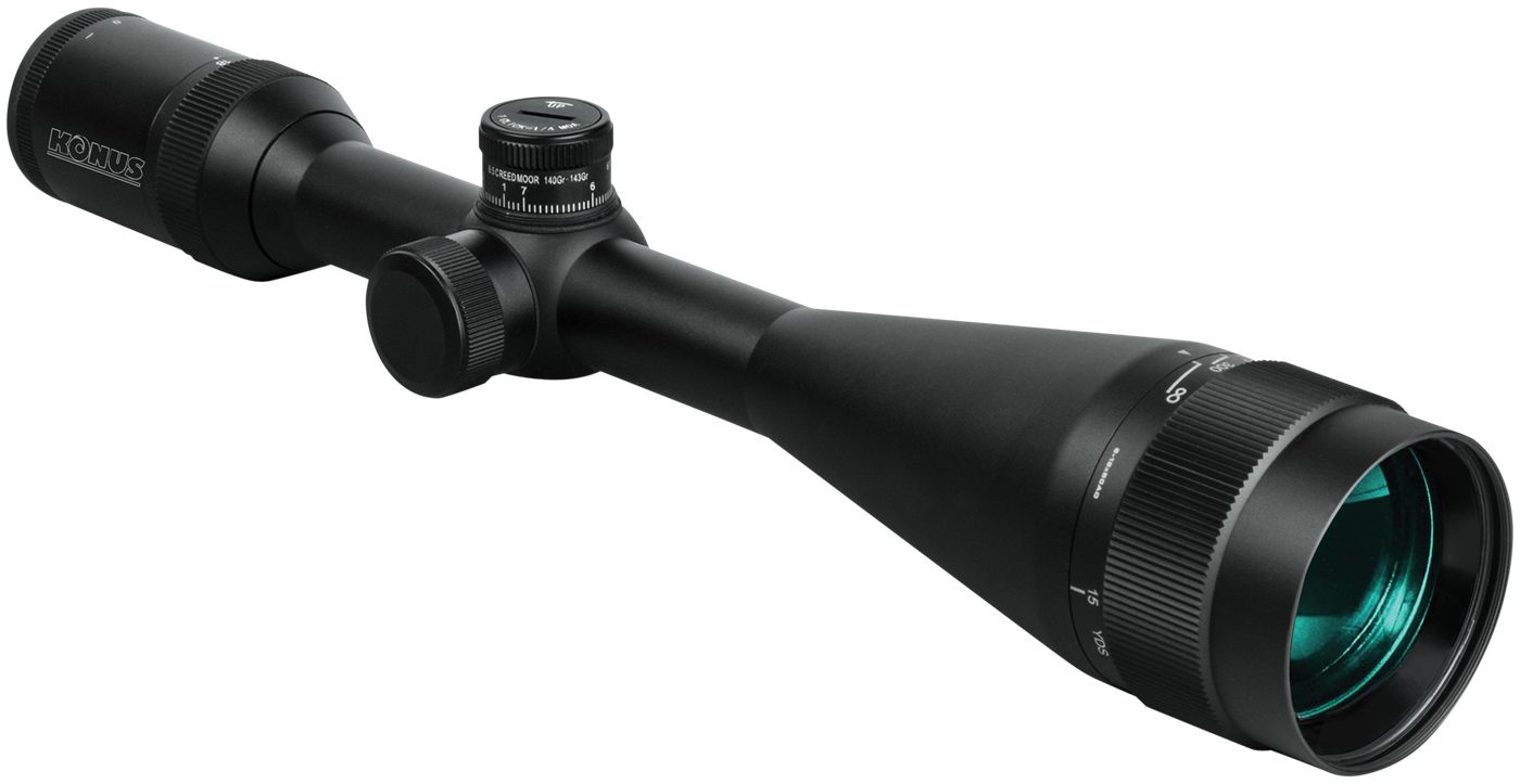 Konus USA 7227 Matte Black 6-18x 50mm 25.40mm Tube Duplex 6.5 Creedmoor Ret