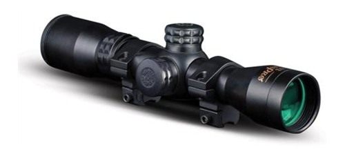 Konus Pro 4x32mm Rifle Scope 30/30 Engraved Reticle Non Illuminated Matte B view 2