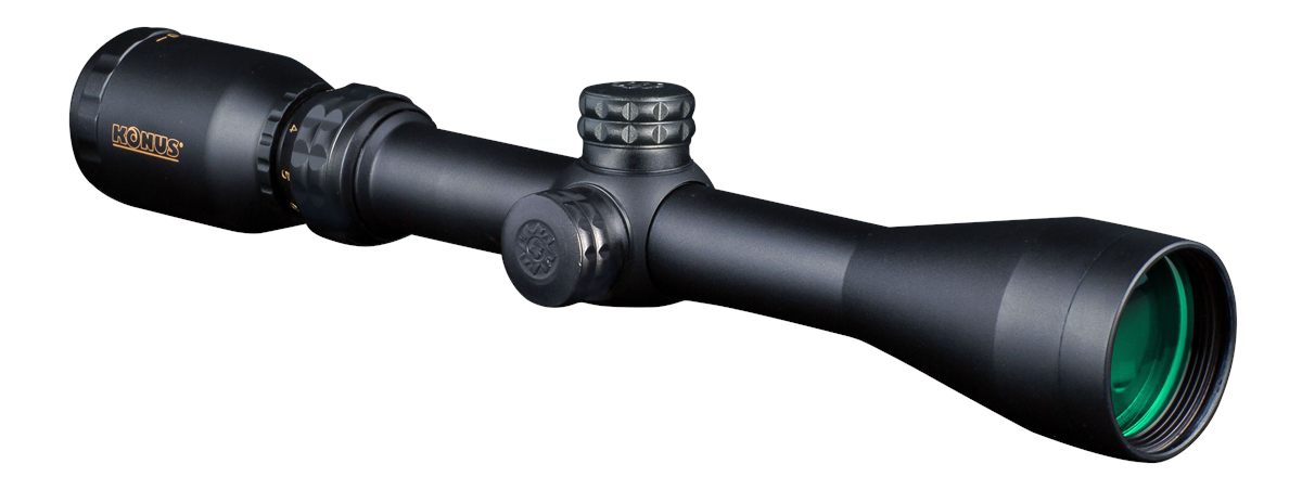 Konus Optics 7275 550 Matte Black 3-9x40mm 1in Tube Engraved Ballistic Reti