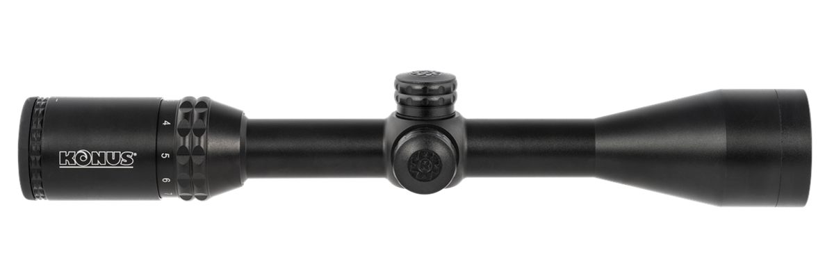 Konus 7279 275 Matte Black 3-10x 44mm 1in Tube Dual Illuminated Blue/Red En