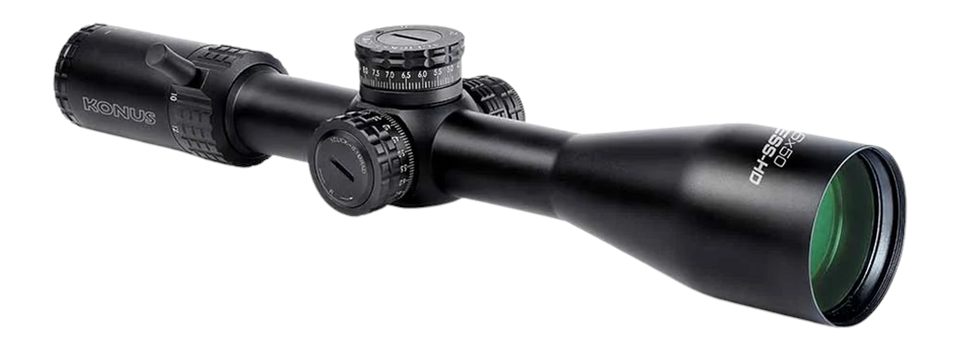 Konus Optics Fearless 4x-16x50mm Rifle Scope - Engraved/illum Christmas Tre