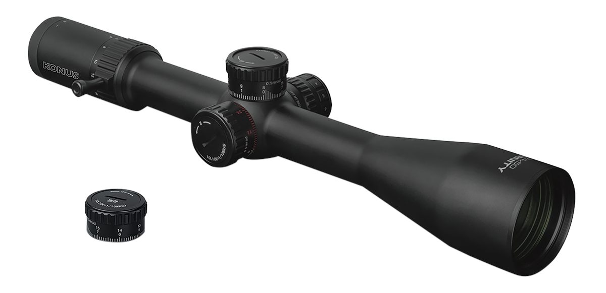 Konus Optics 7295 Eternity Black 6-24x50mm Illuminated Red Engraved PRS Bal