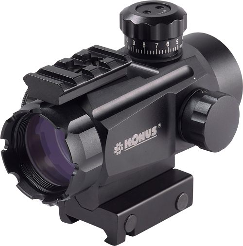 Konus Optics RED/Green DOT 1X30 4-Interchangeable RET view 2