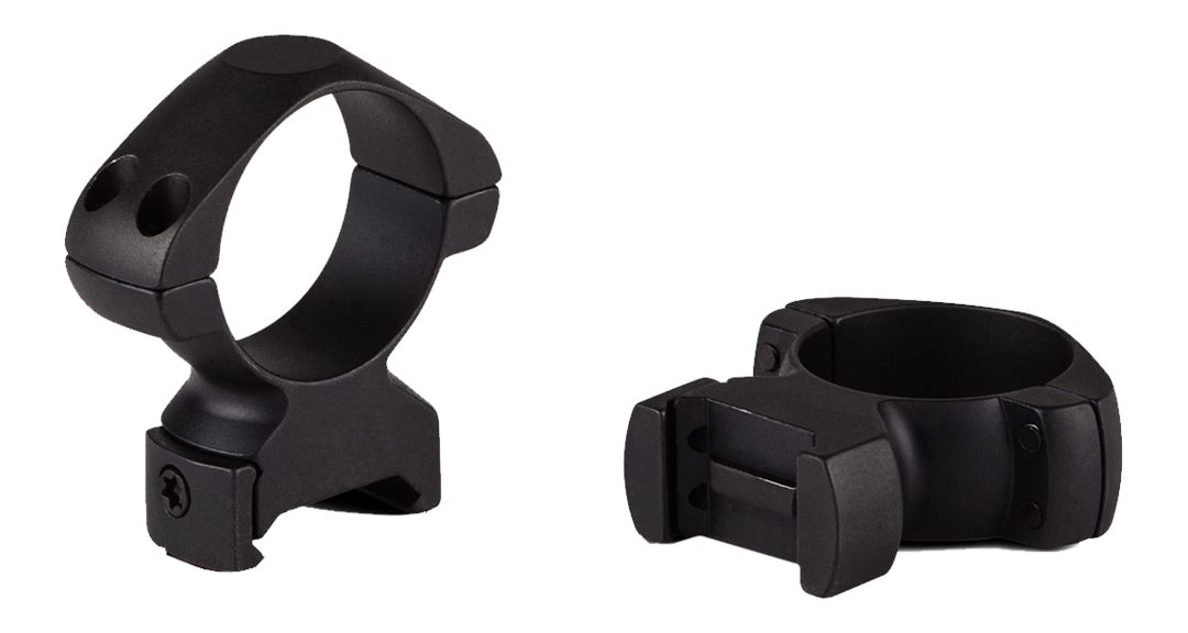 Konus USA 2-Piece Steel Riflescope Rings 1in High - Matte Black