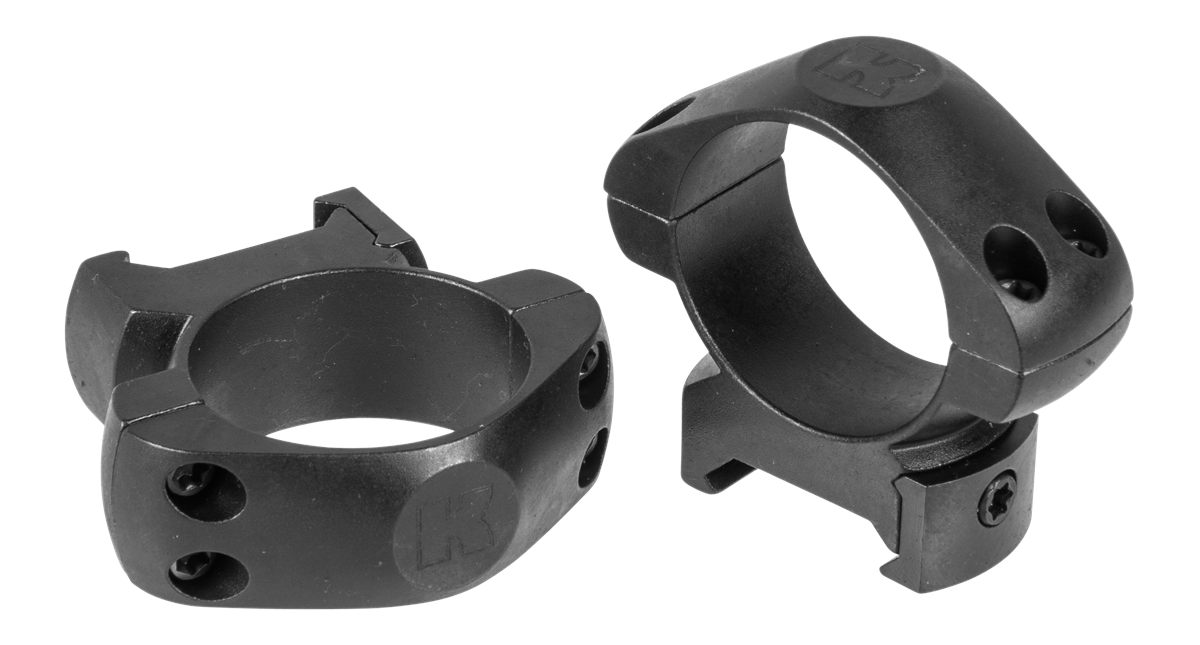 Konus USA 2-Piece Steel Riflescope Rings 30mm Medium - Matte Black