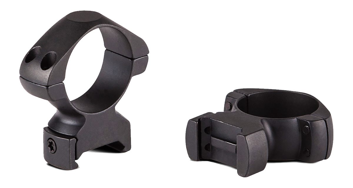 Konus USA 2-Piece Steel Riflescope Rings 30mm Low - Matte Black