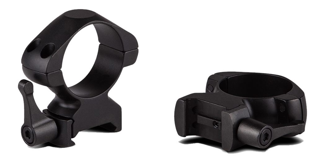 Konus USA 7406 Steel Rings Matte Black 1in Quick Release High 0 MOA
