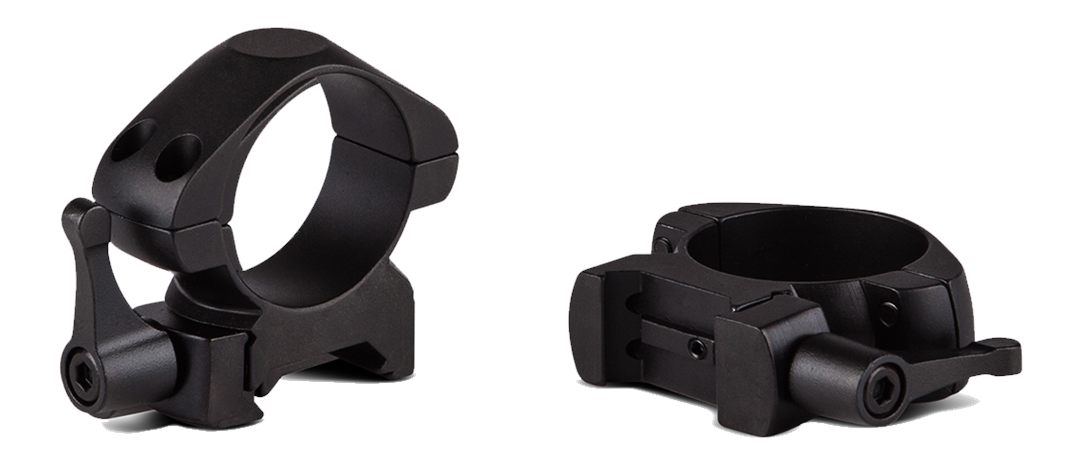 Konus USA 2-Piece Steel Riflescope Rings With Quick Release Lever 1in Mediu